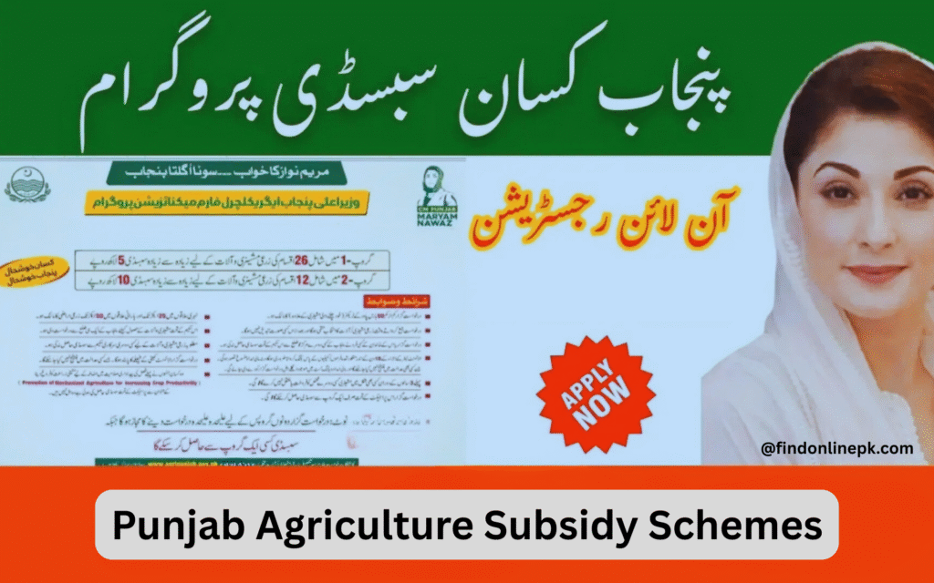 punjab agriculture subsidy schemes