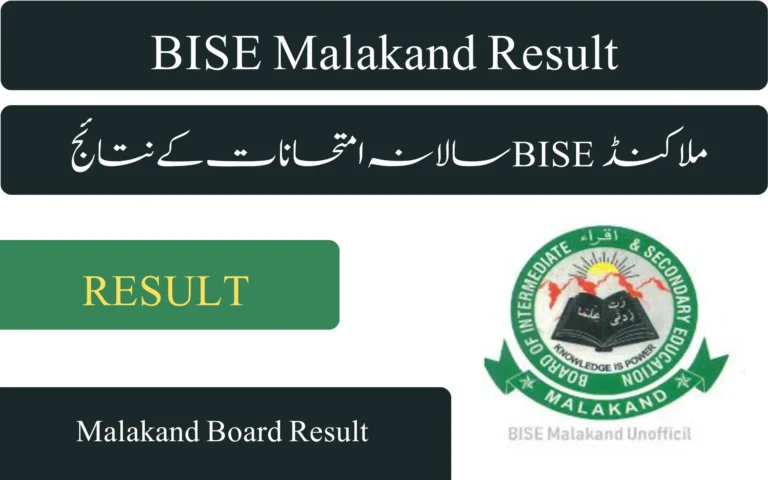 BISE Malakand SSC 2nd Annual Result 2025 bise malakand ssc 2nd annual result