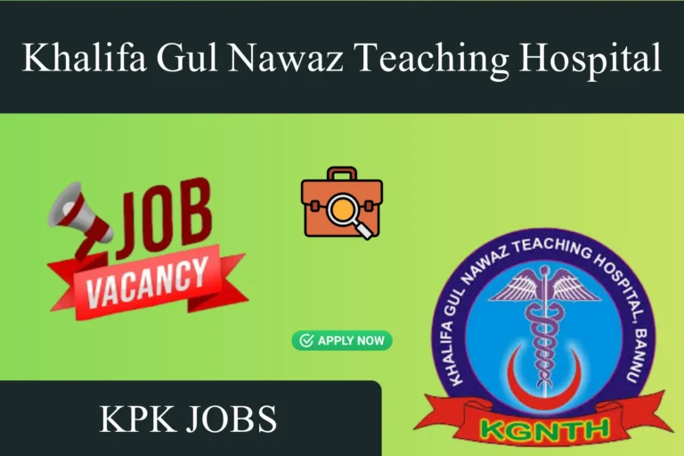 khalifa gul nawaz teaching hospital jobs