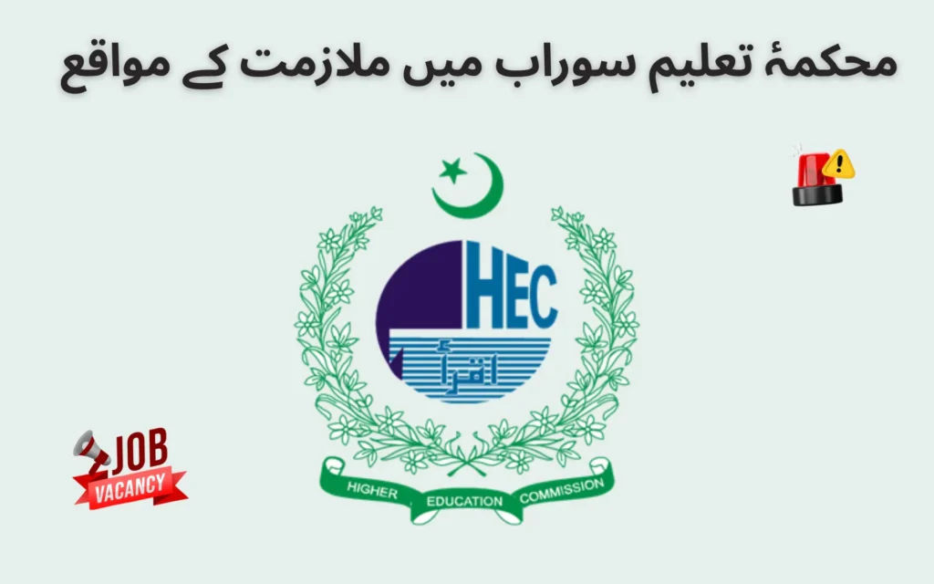 Job Positions at Education Department Surab 2026 job positions at education department surab