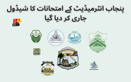 Punjab Intermediate Exams Schedule 2026 Announced punjab intermediate exams schedule announced