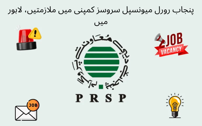 Punjab Rural Municipal Services Company Jobs 2026 In Lahore punjab rural municipal services jobs